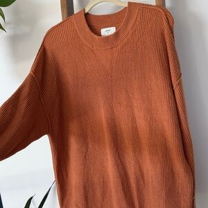 Aerie Terracotta Knit Pullover